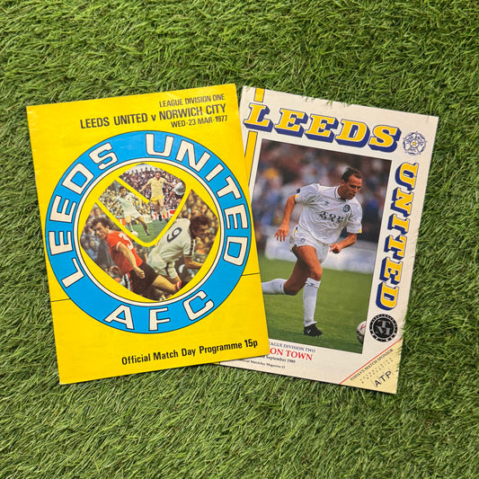 Leeds United Retro Football Programmes Pack