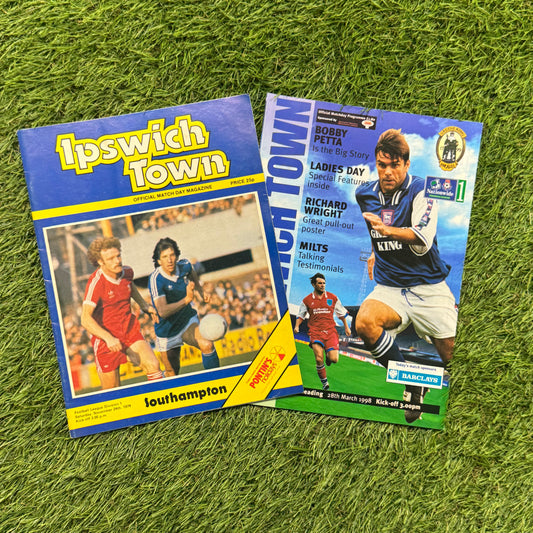 Ipswich Town Retro Football Programmes Pack