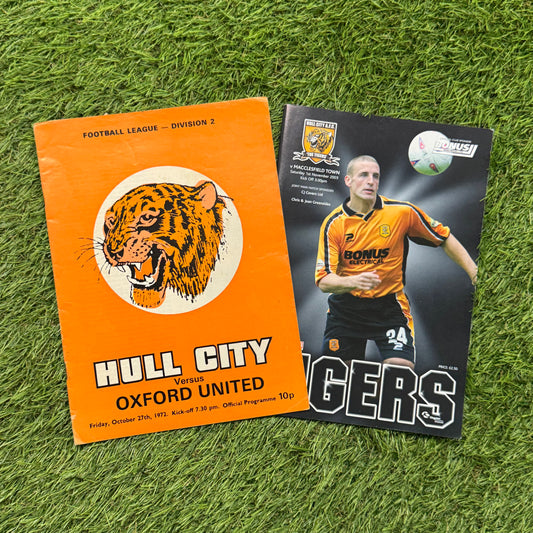 Hull City Retro Football Programmes Pack