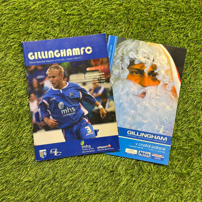 Gillingham Retro Football Programmes Pack