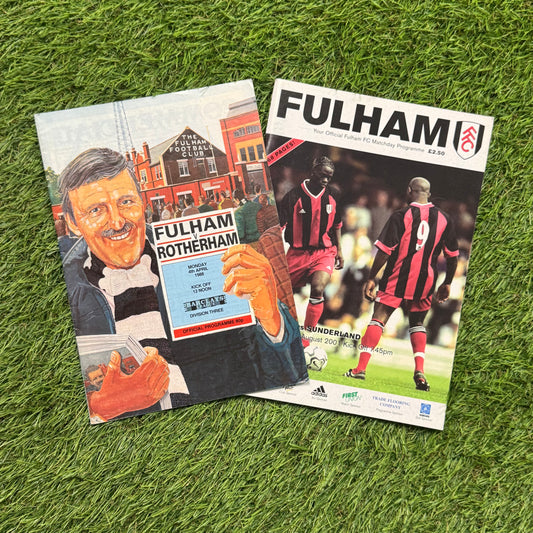 Fulham Retro Football Programmes Pack