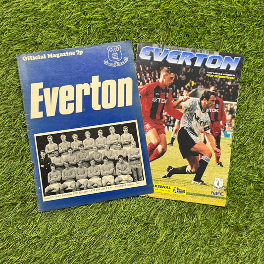 Everton Retro Football Programmes Pack