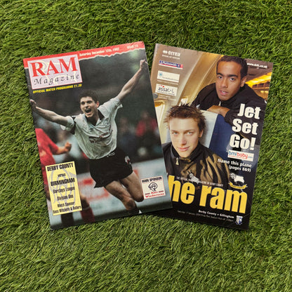 Derby County Retro Football Programmes Pack