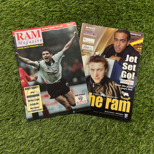 Derby County Retro Football Programmes Pack