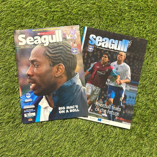 Brighton & Hove Albion Retro Football Programmes Pack
