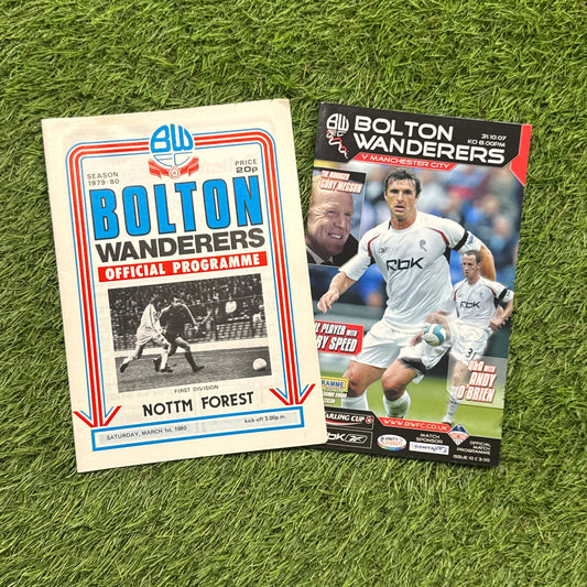 Bolton Wanderers Retro Football Programmes Pack