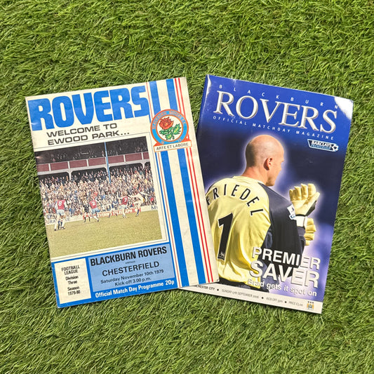 Blackburn Rovers Retro Football Programmes Pack