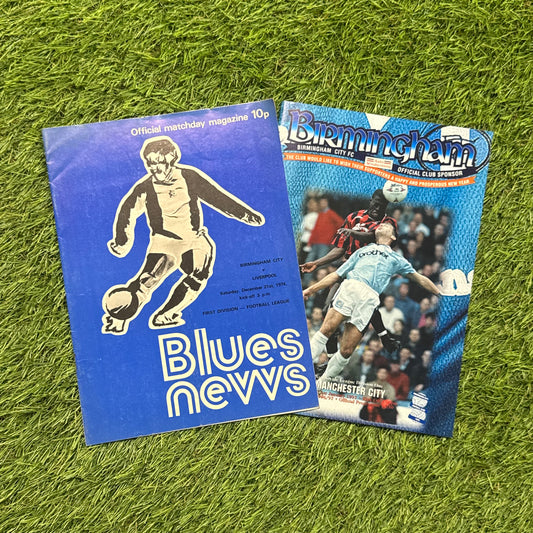 Birmingham City Retro Football Programmes Pack
