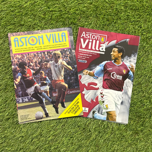 Aston Villa Retro Football Programmes Pack