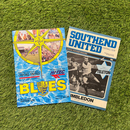 Southend United Retro Football Programmes Pack