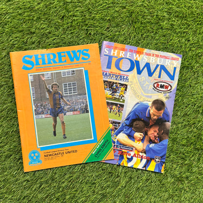 Shrewsbury Town Retro Football Programmes Pack