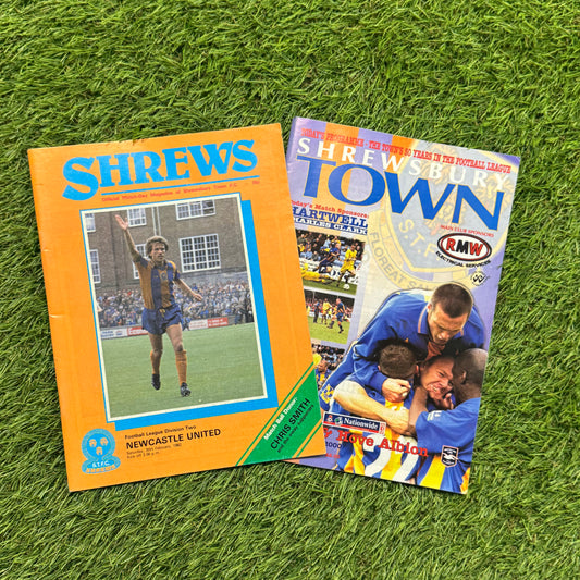 Shrewsbury Town Retro Football Programmes Pack