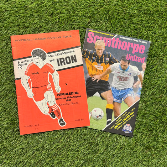 Scunthorpe United Retro Football Programmes Pack