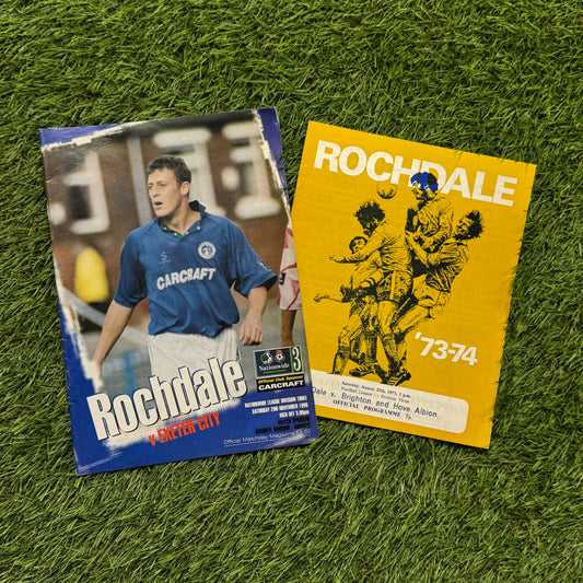 Rochdale Retro Football Programmes Pack