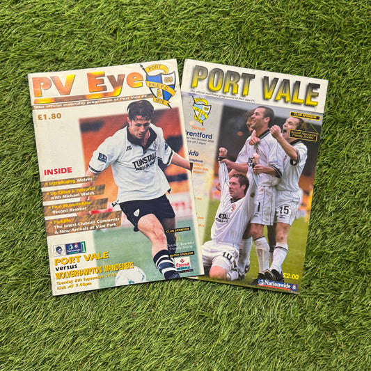 Port Vale Retro Football Programmes Pack