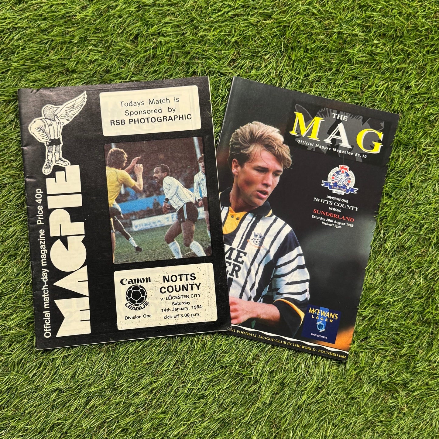 Notts County Retro Football Programmes Pack