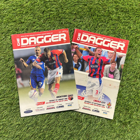 Dagenham & Redbridge Retro Football Programmes Pack