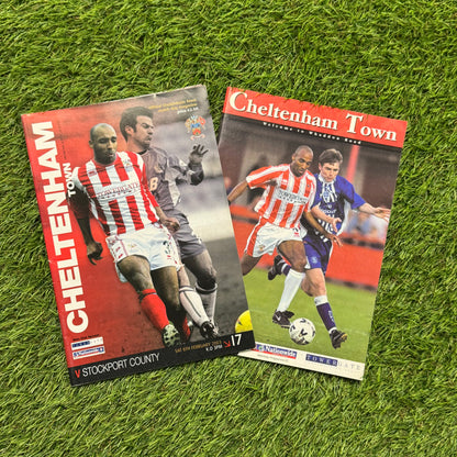 Cheltenham Town Retro Football Programmes Pack