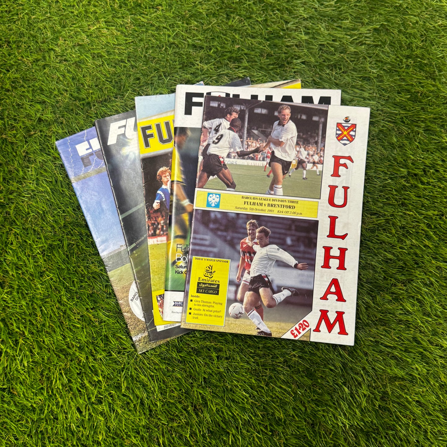 Retro Football Programmes 5-Pack Mystery Box