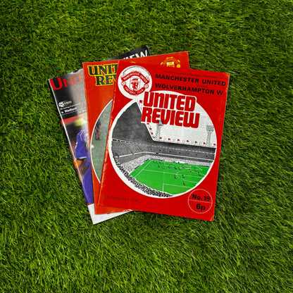Retro Football Programmes 3-Pack Mystery Box