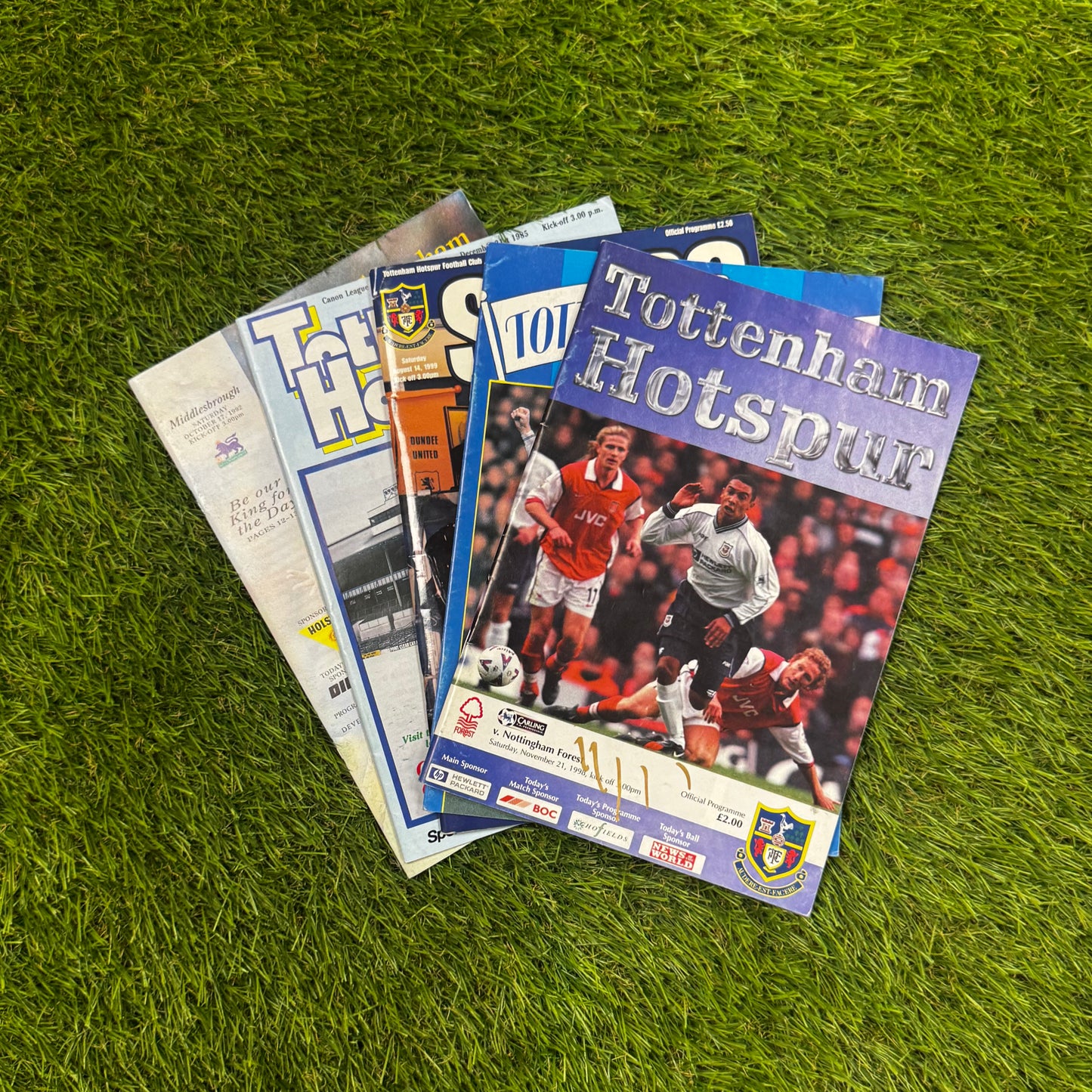 Retro Football Programmes 5-Pack Mystery Box