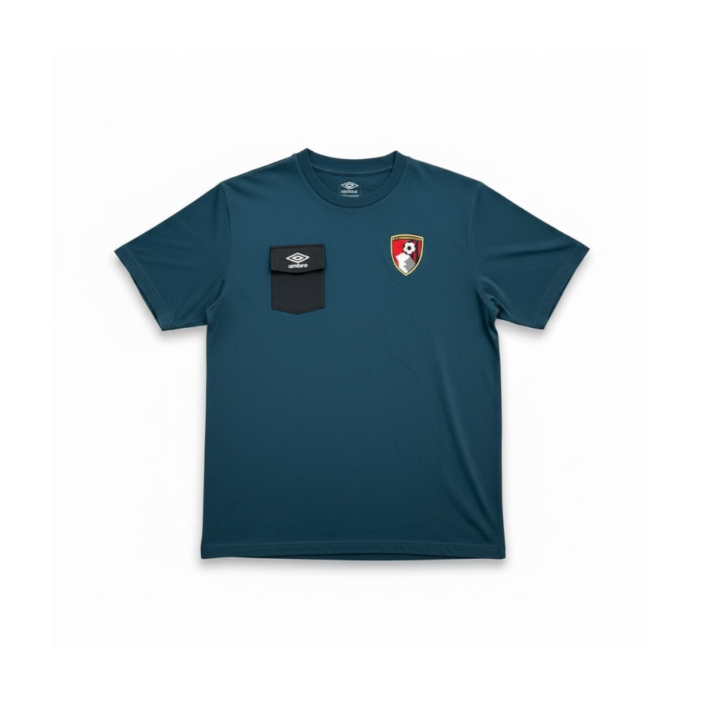 AFC Bournemouth Presentation Teal T-Shirt Kids - Front