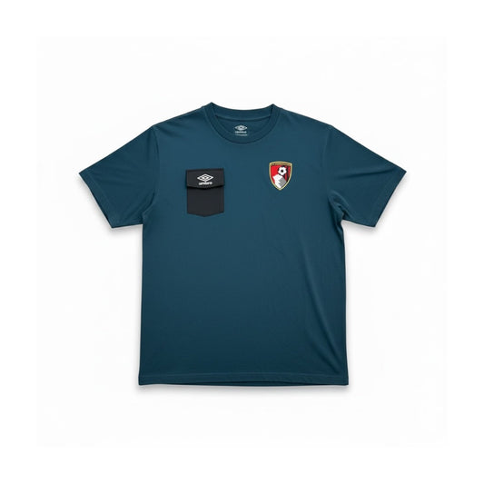 AFC Bournemouth Presentation Teal T-Shirt Kids - Front