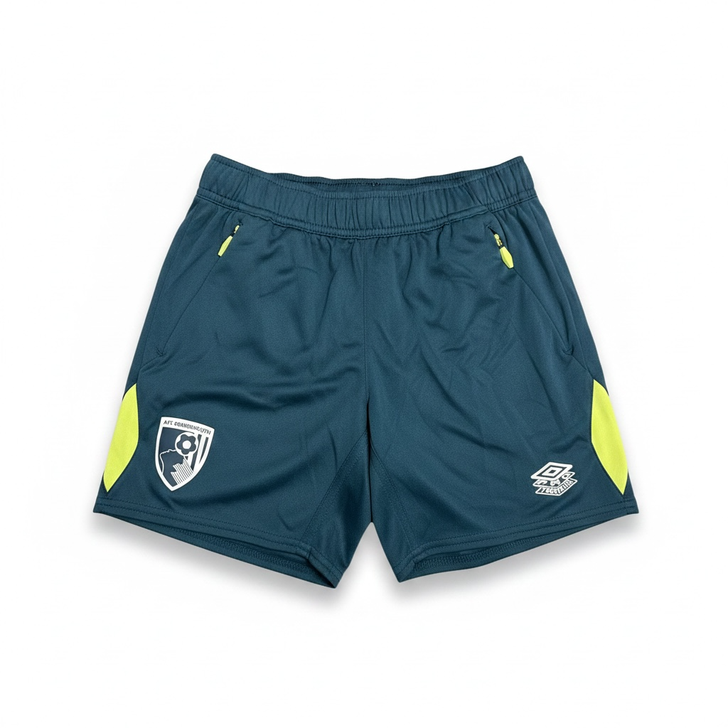 AFC Bournemouth 2024/25 Teal Training Shorts - Kids front