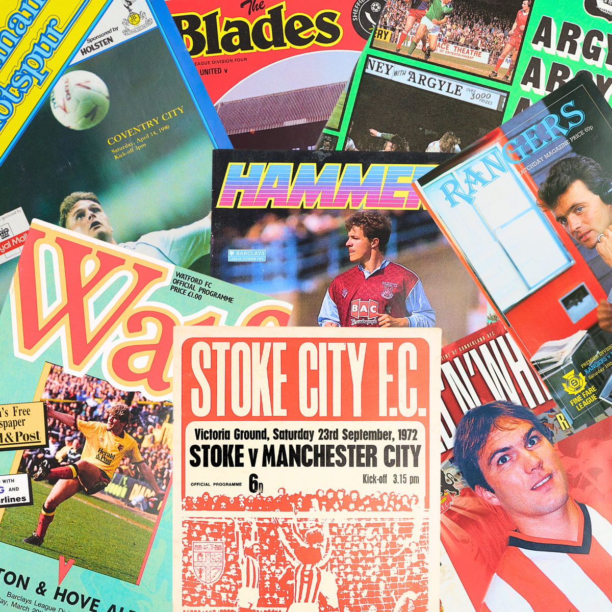 Retro Football Programmes 10-Pack Mystery Box