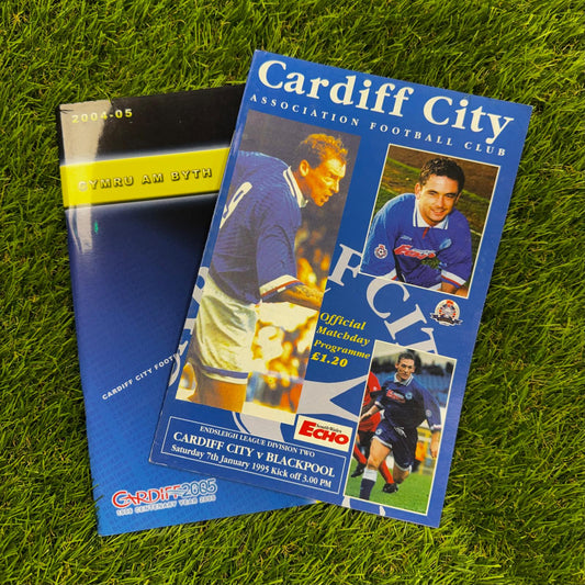 Cardiff City Retro Football Programmes Pack