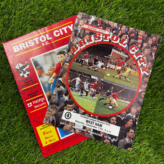 Bristol City Retro Football Programmes Pack