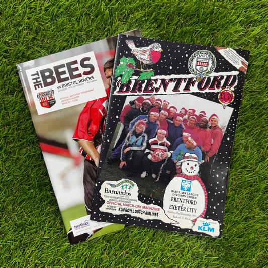 Brentford Retro Football Programmes Pack