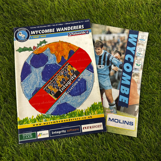 Wycombe Wanderers Retro Football Programmes Pack