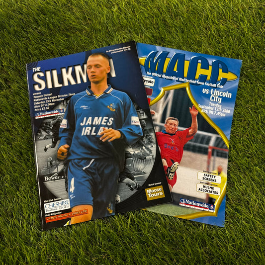 Macclesfield Town Retro Football Programmes Pack
