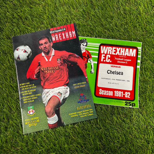Wrexham Retro Football Programmes Pack