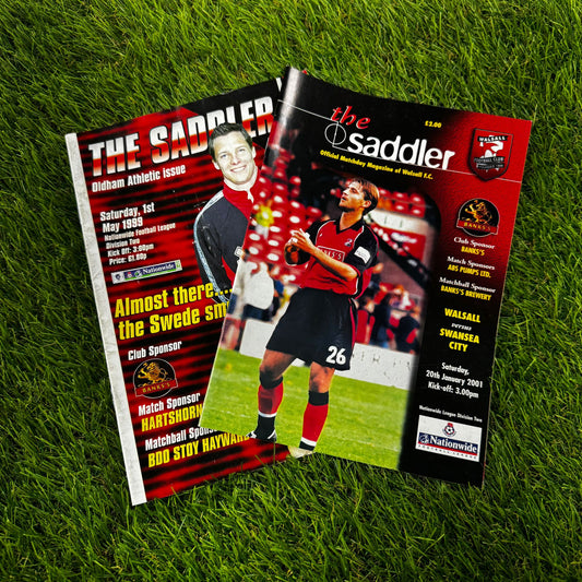 Walsall Retro Football Programmes Pack