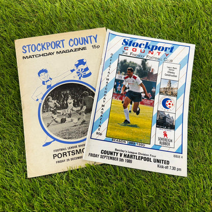 Stockport County Retro Football Programmes Pack