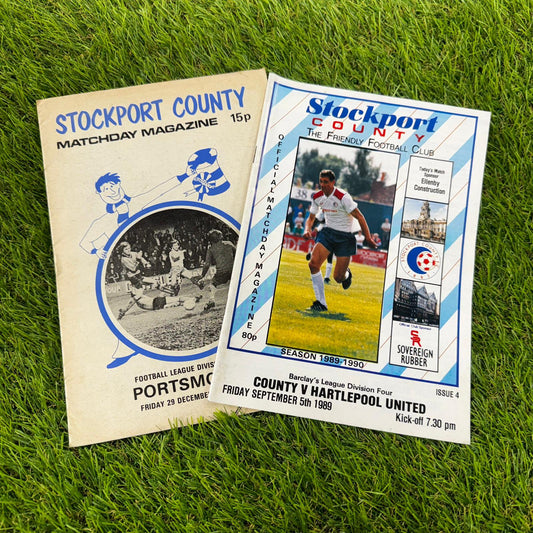 Stockport County Retro Football Programmes Pack