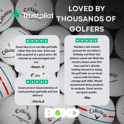 Callaway Chrome Soft Triple Track Lake Golf Balls Mystery Box