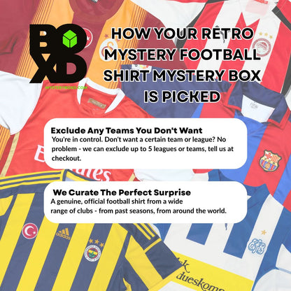 Men’s Retro Football Shirt Mystery Box