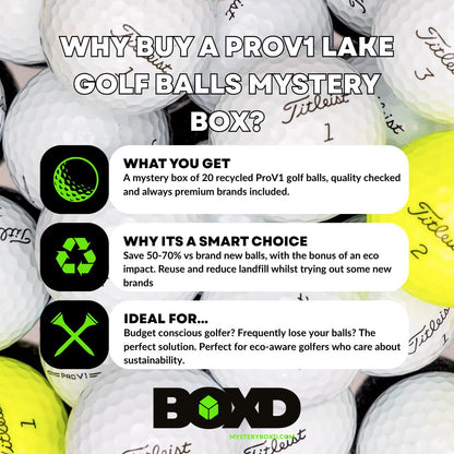 Titleist Pro V1 Lake Golf Balls Mystery Box