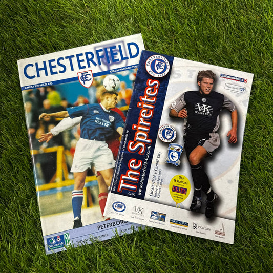 Chesterfield Retro Football Programmes Pack