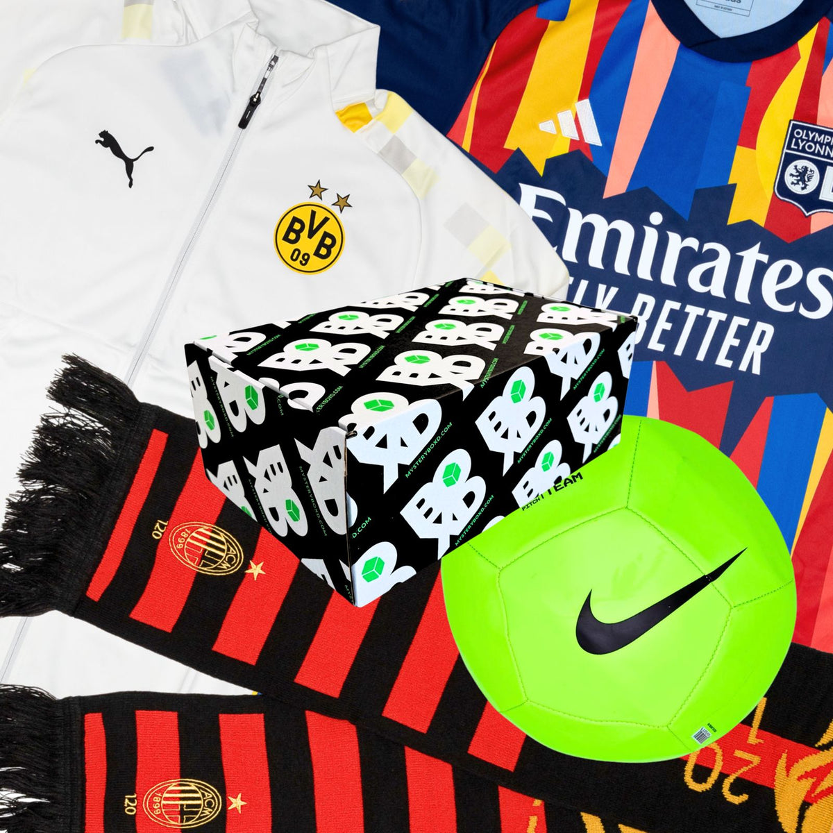 Men's Ultimate Mystery Football Box (5 Items)