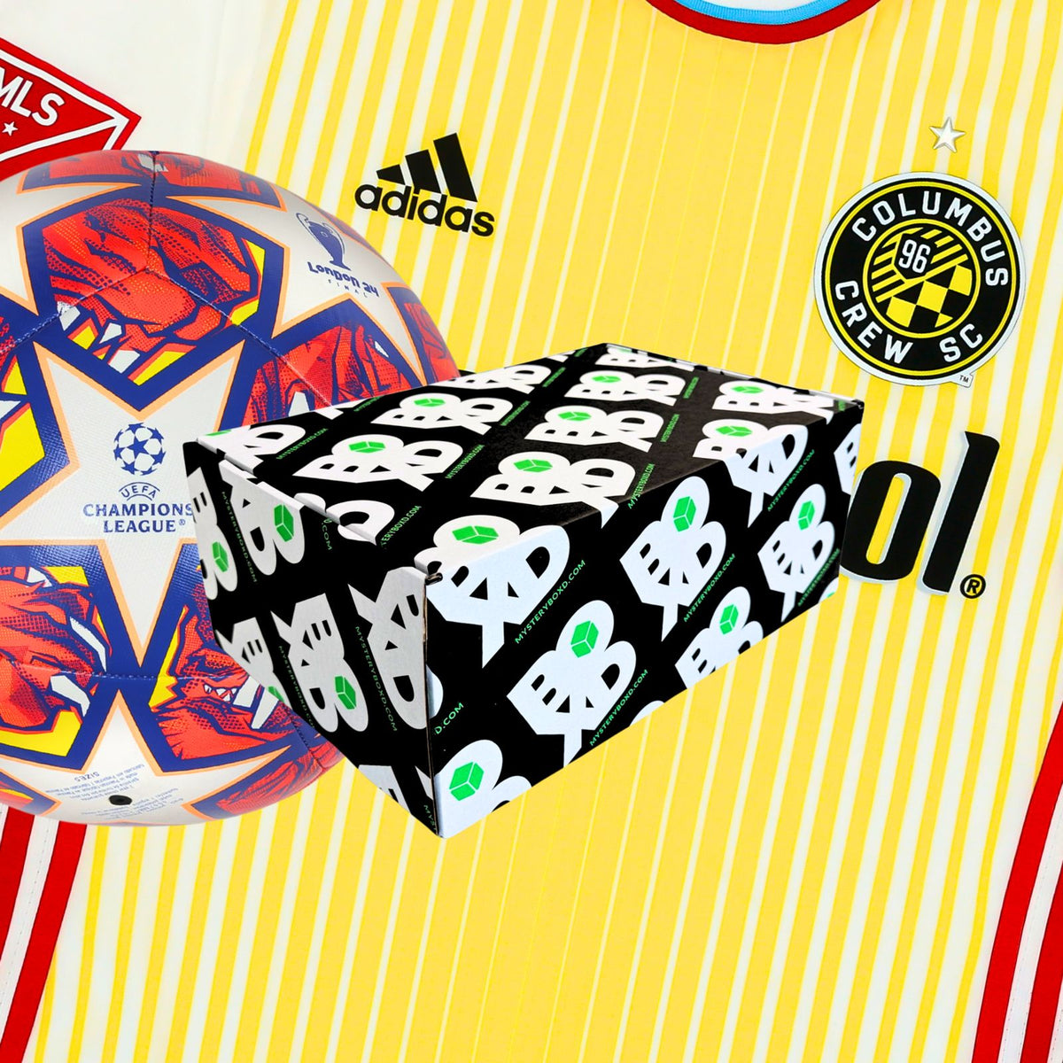 Kid's Football Shirt & Ball Bundle Mystery Box