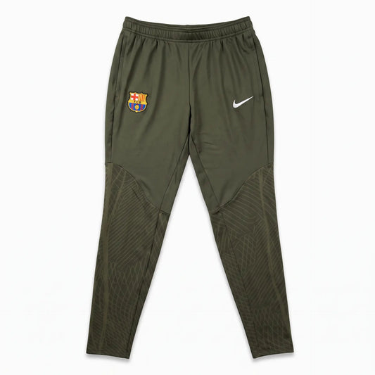 Barcelona 2023/24 Strike Khaki Green Training Pants - Front