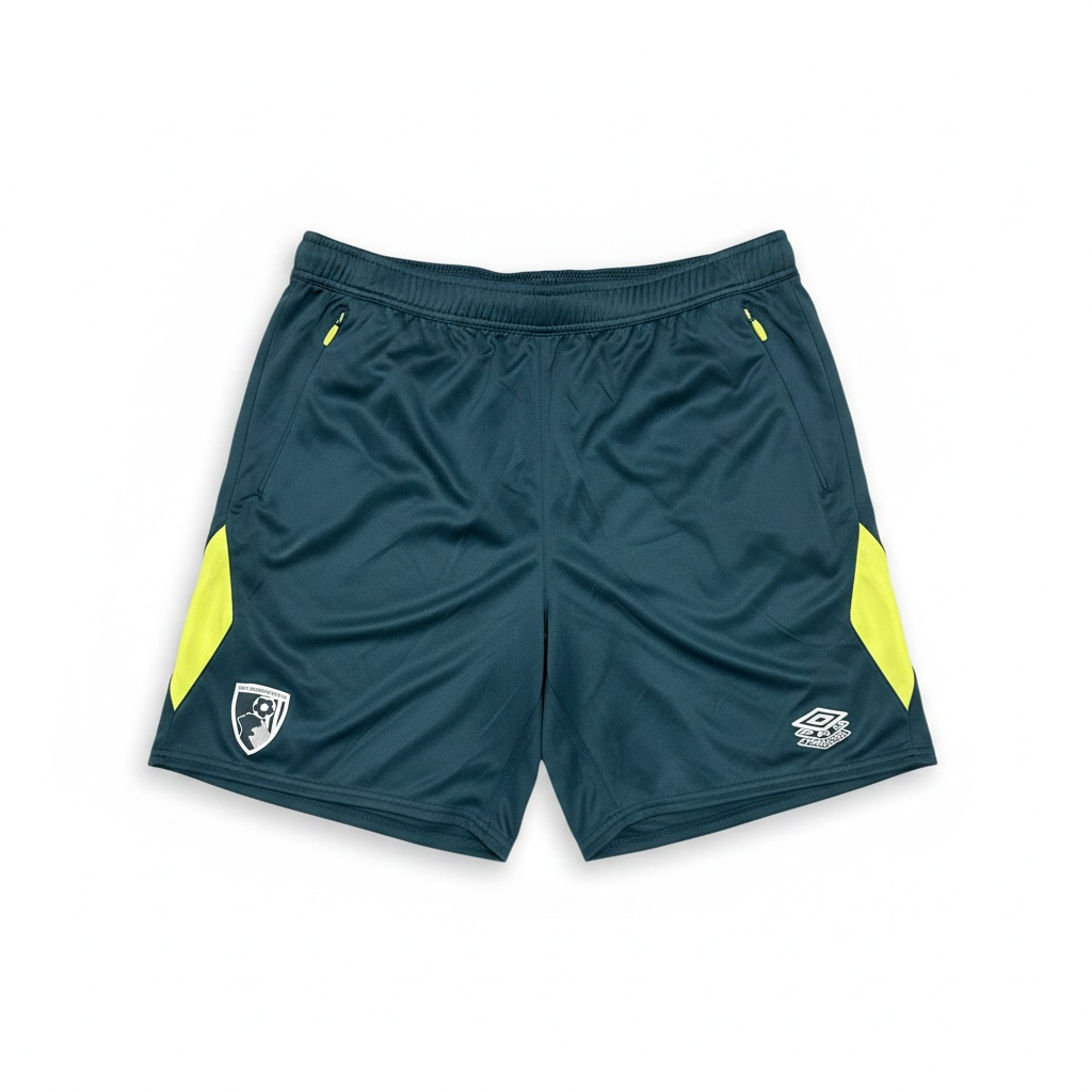 AFC Bournemouth 2024/25 Teal Training Shorts - front