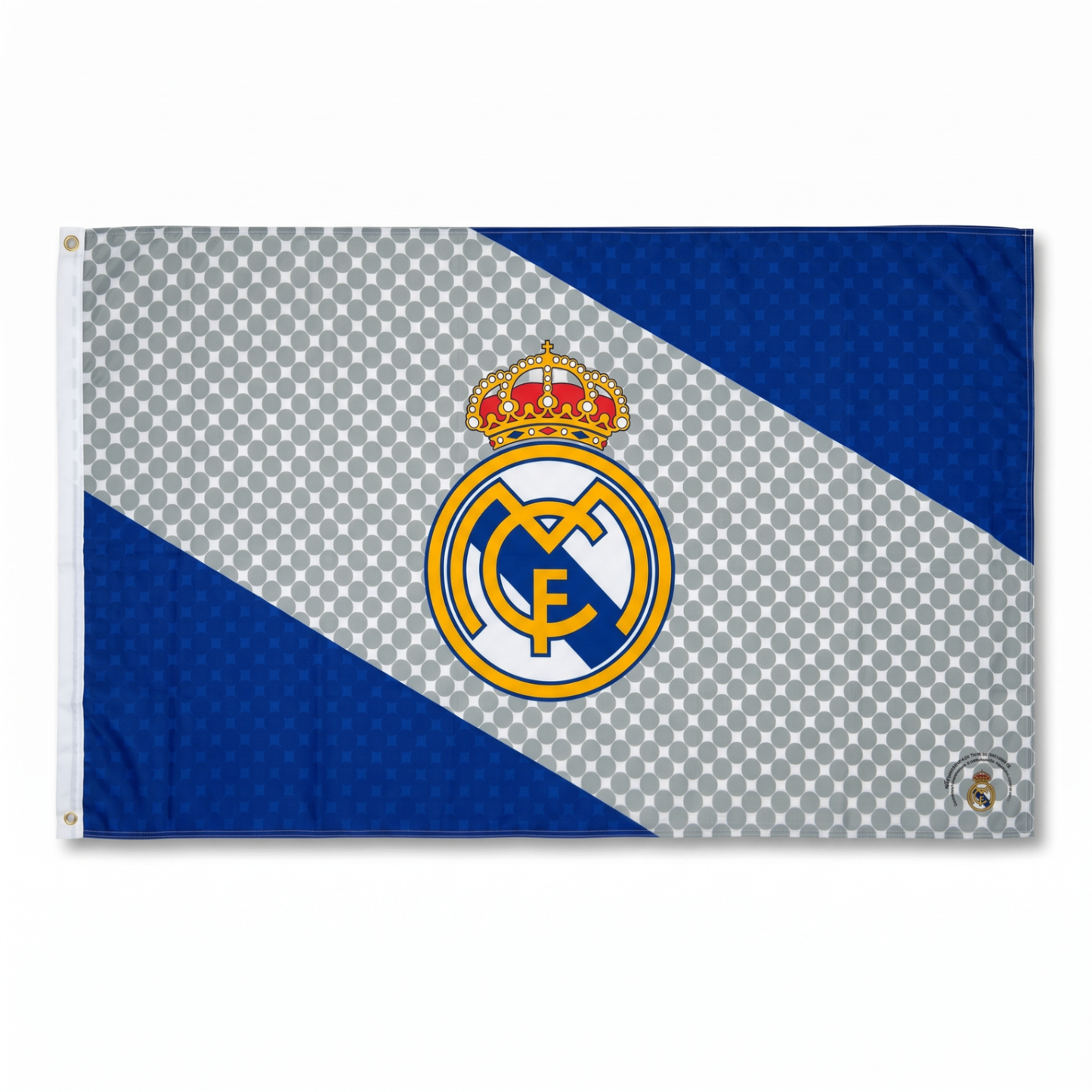 Real Madrid stripe flag front view
