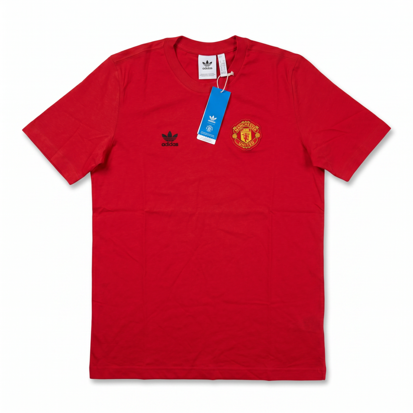 Manchester United x adidas Originals Essentials Tee - front with tags