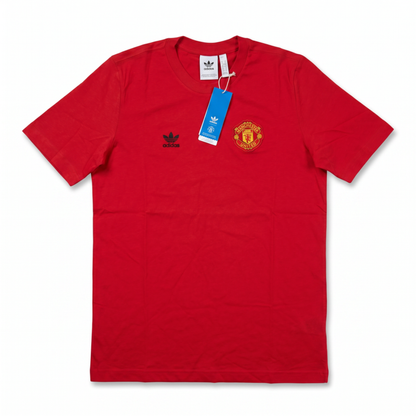 Manchester United x adidas Originals Essentials Tee - front with tags