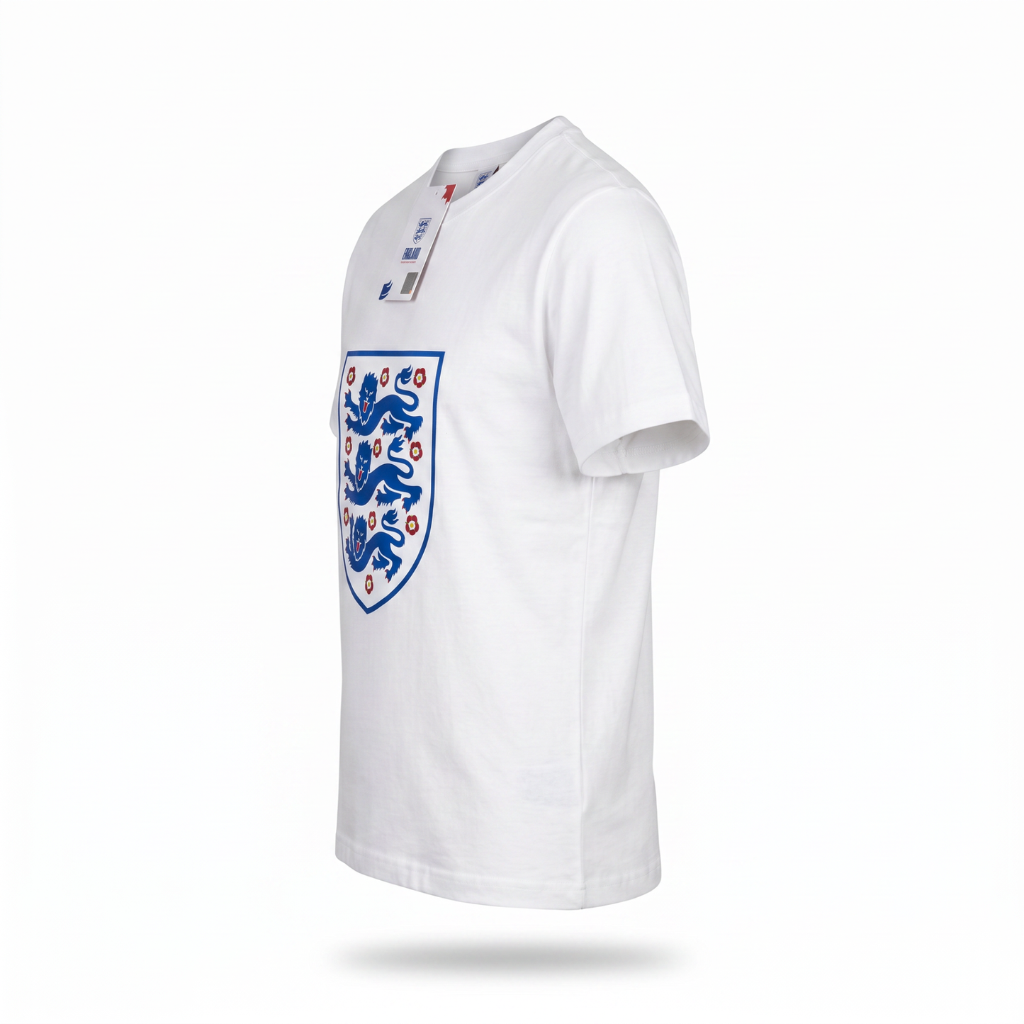 England Core Crest White T-Shirt Kids - Side